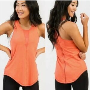 Zyia Active Effortless Mesh Tank Top Women’s Racerback Size XXL Orange Coral